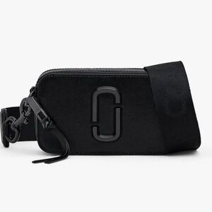 Marc Jacobs Black The Snapshot DTM Crossbody Bag